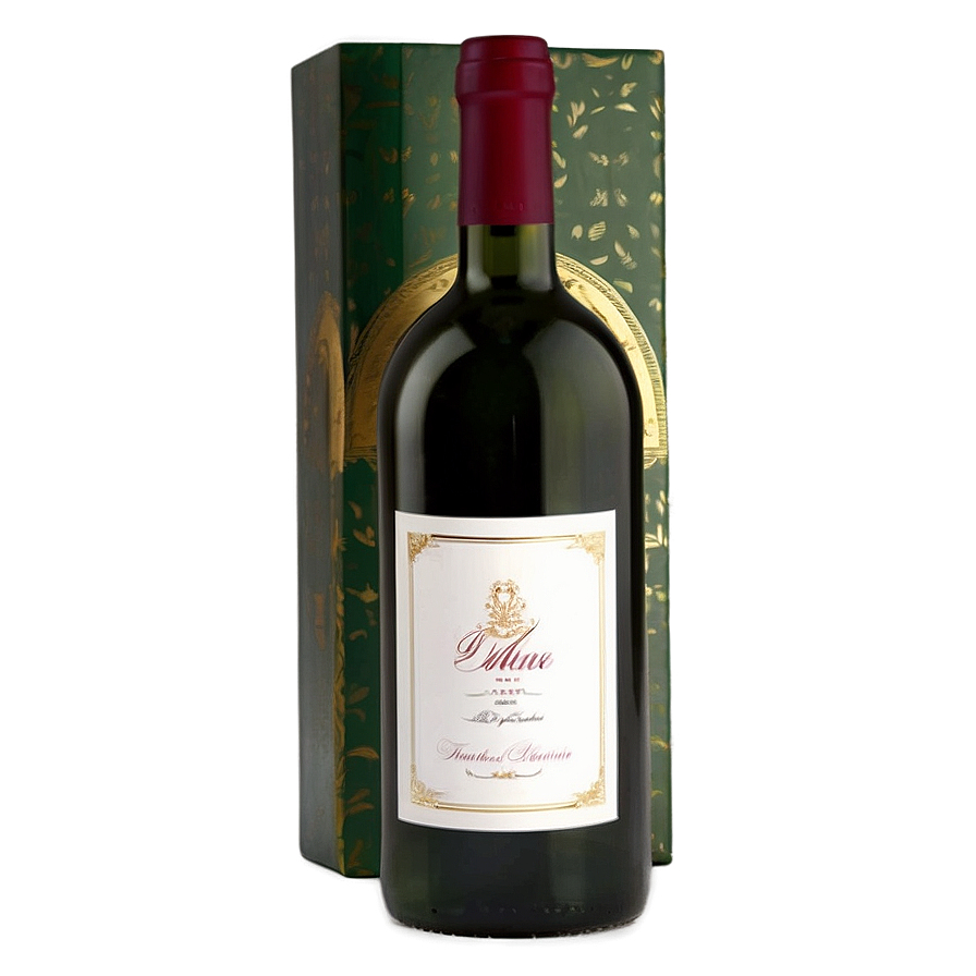 Elegant Wine Bottle Png 29