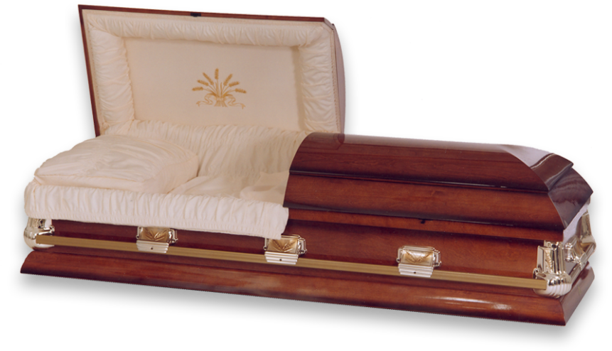 Elegant Wooden Casket