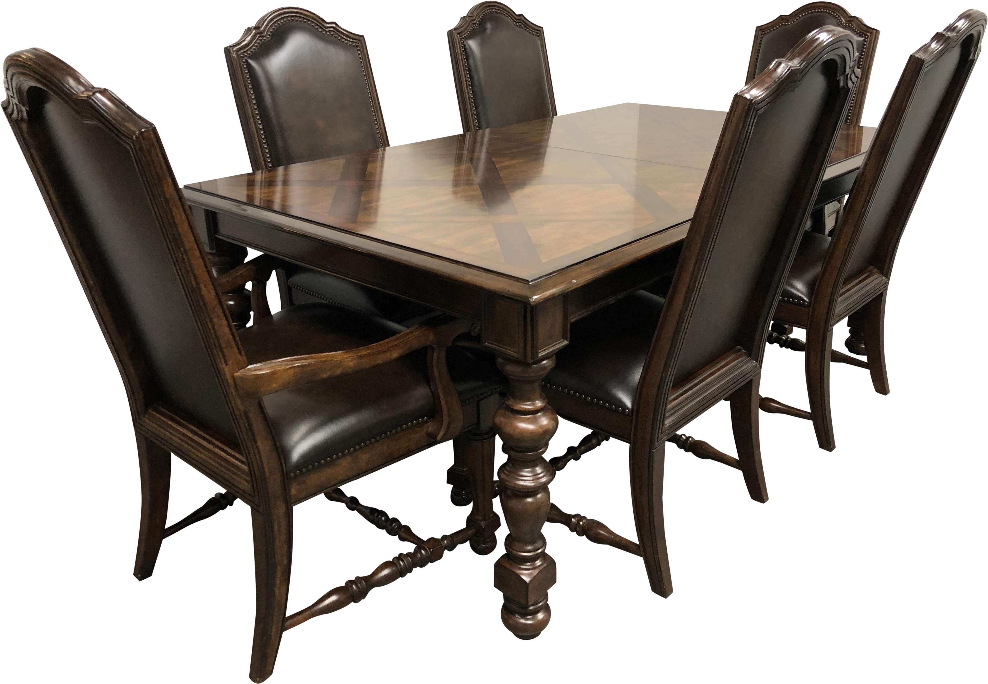 Elegant Wooden Dining Table Set