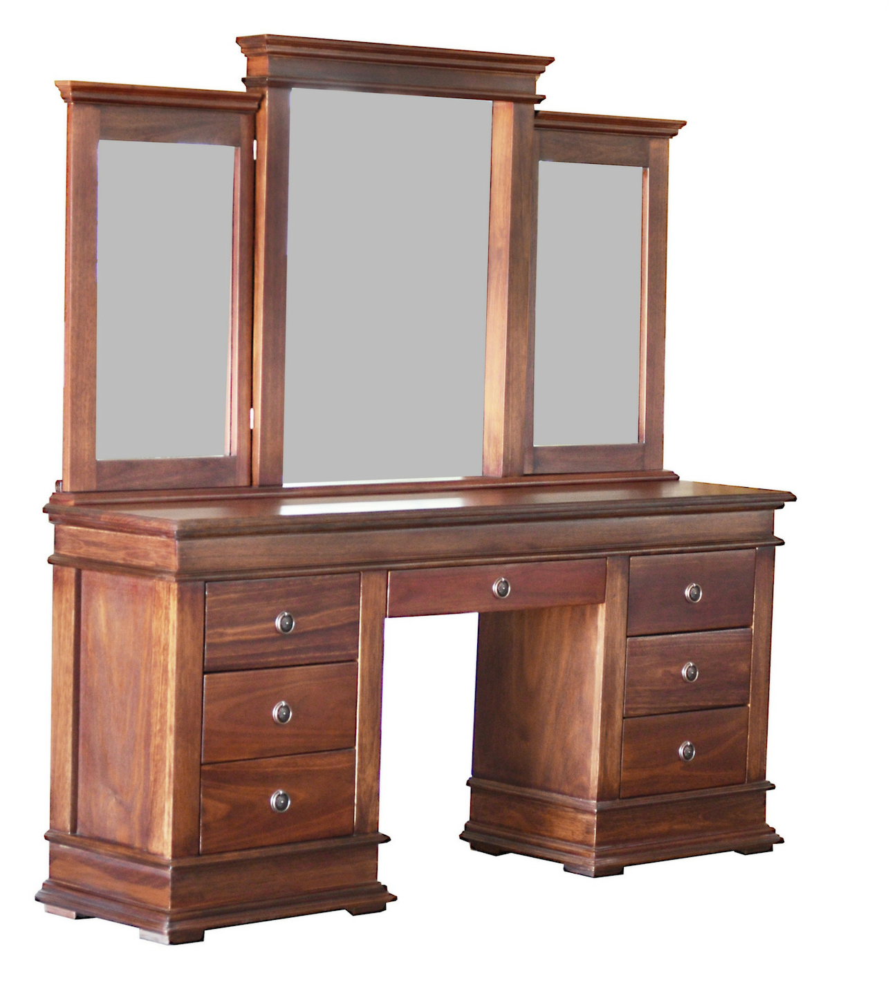 Elegant Wooden Dressing Tablewith Mirror