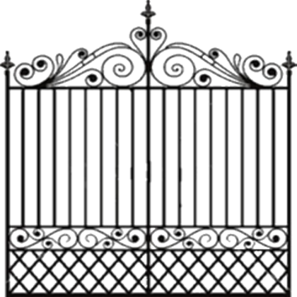 Elegant Wrought Iron Gate