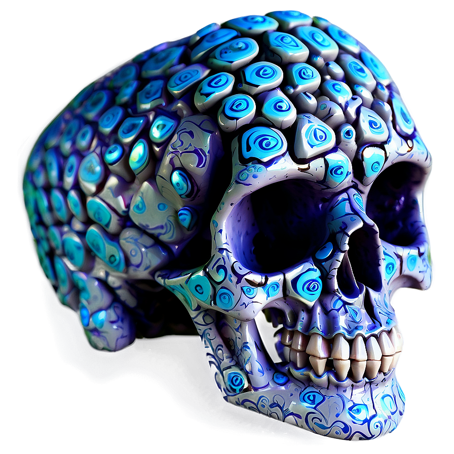 Elemental Skull Graphic Png C