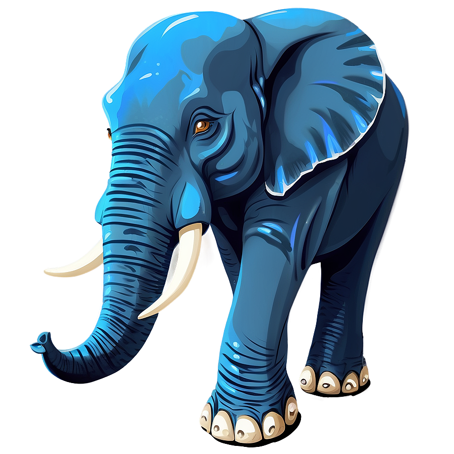 Elephant Cartoon Art Png Mit80