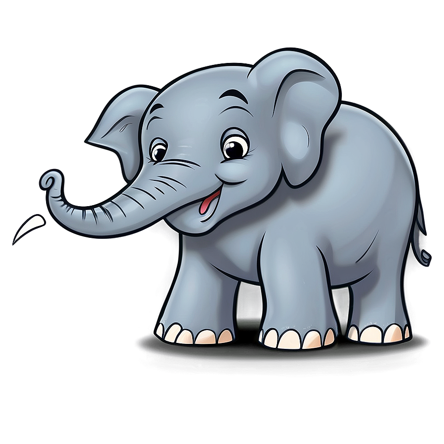 Elephant Cartoon For Coloring Png Brn