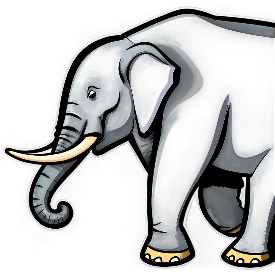 Elephant Cartoon Icon Png 06212024