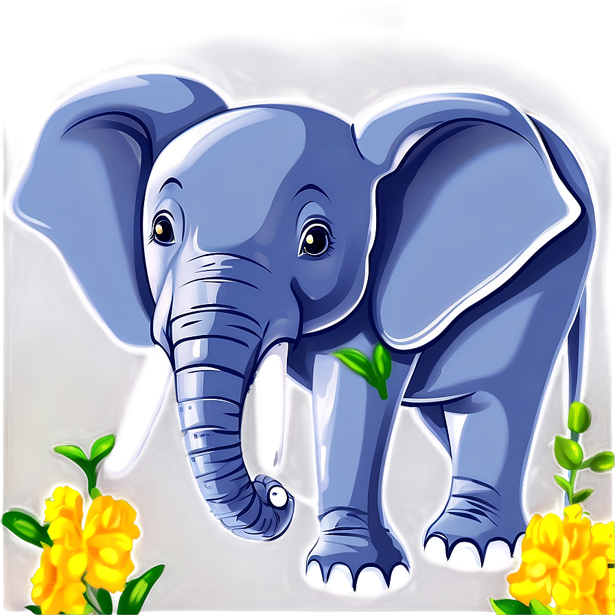 Elephant Cartoon Wallpaper Png Pbu62