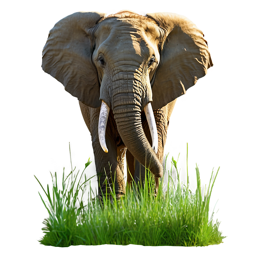 Elephant Eating Grass Png Gjl63