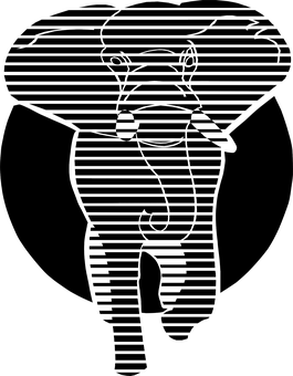 Elephantin Darkness PNG with transparent background