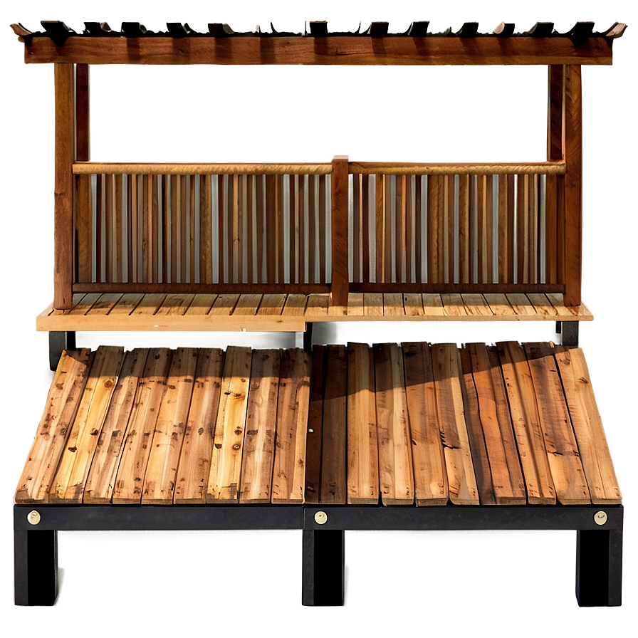 Elevated Deck Plans PNG 06252024 PNG with transparent background