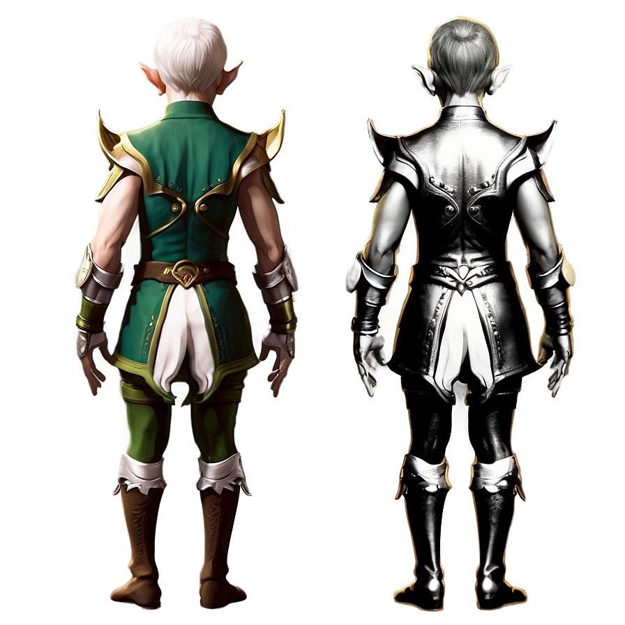 Elf Character Body Design Png 06282024