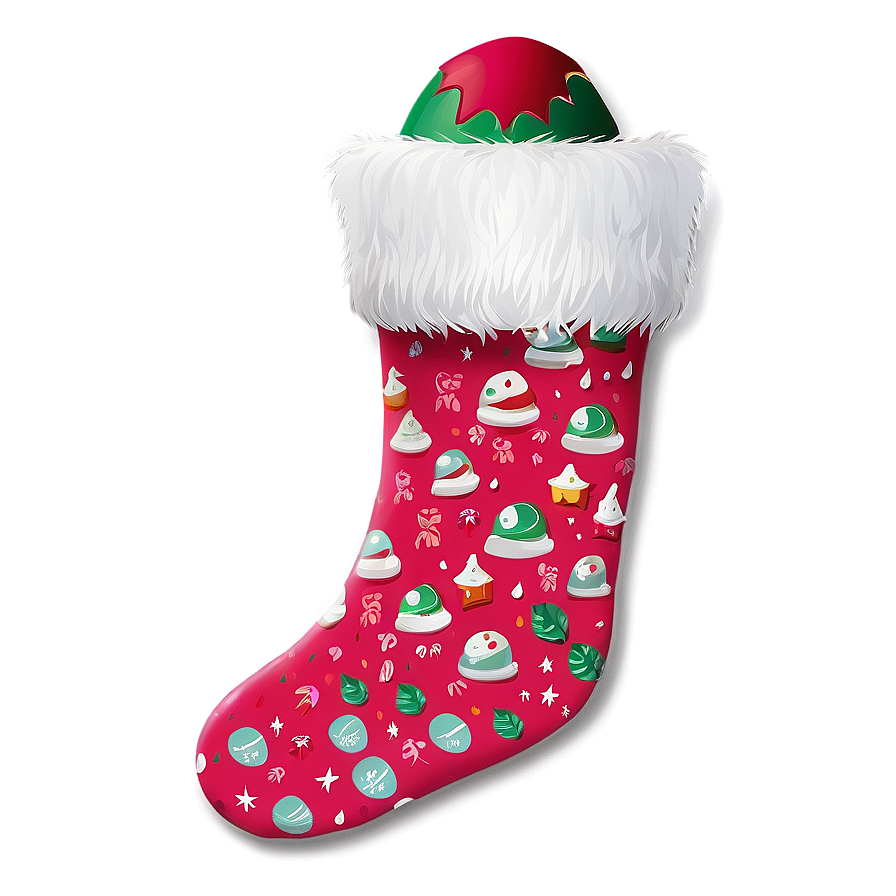 Elf Christmas Stocking Png Prr