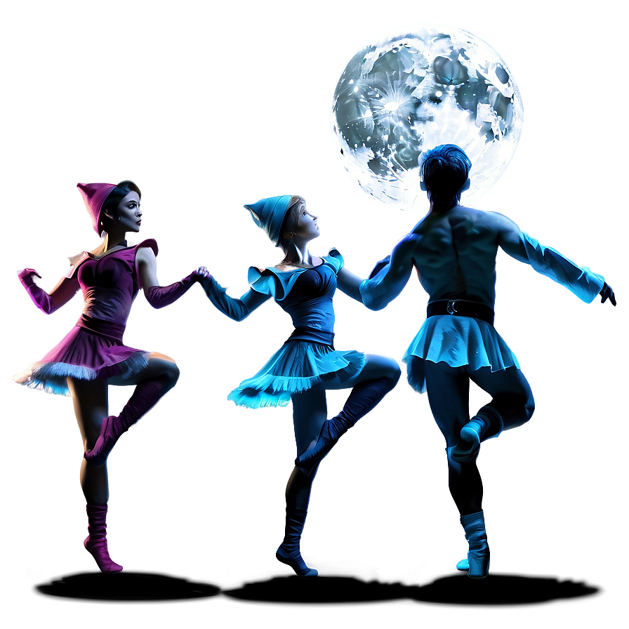 Elf Dancing In Moonlight Png Pxc85