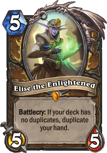 Elisethe Enlightened Hearthstone Card