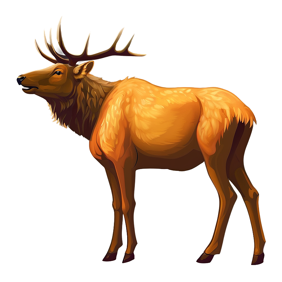 Elk Outline Png 05242024