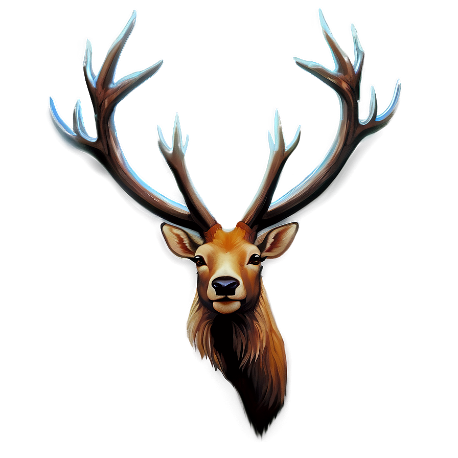 Elk Painting Png 05242024