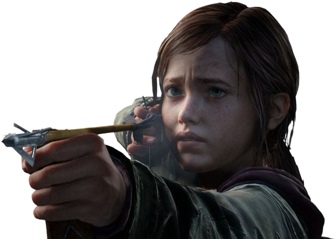 Ellie Holding Switchblade The Last Of Us