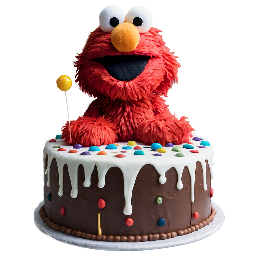 Elmo Birthday Cake Smash Png 06132024