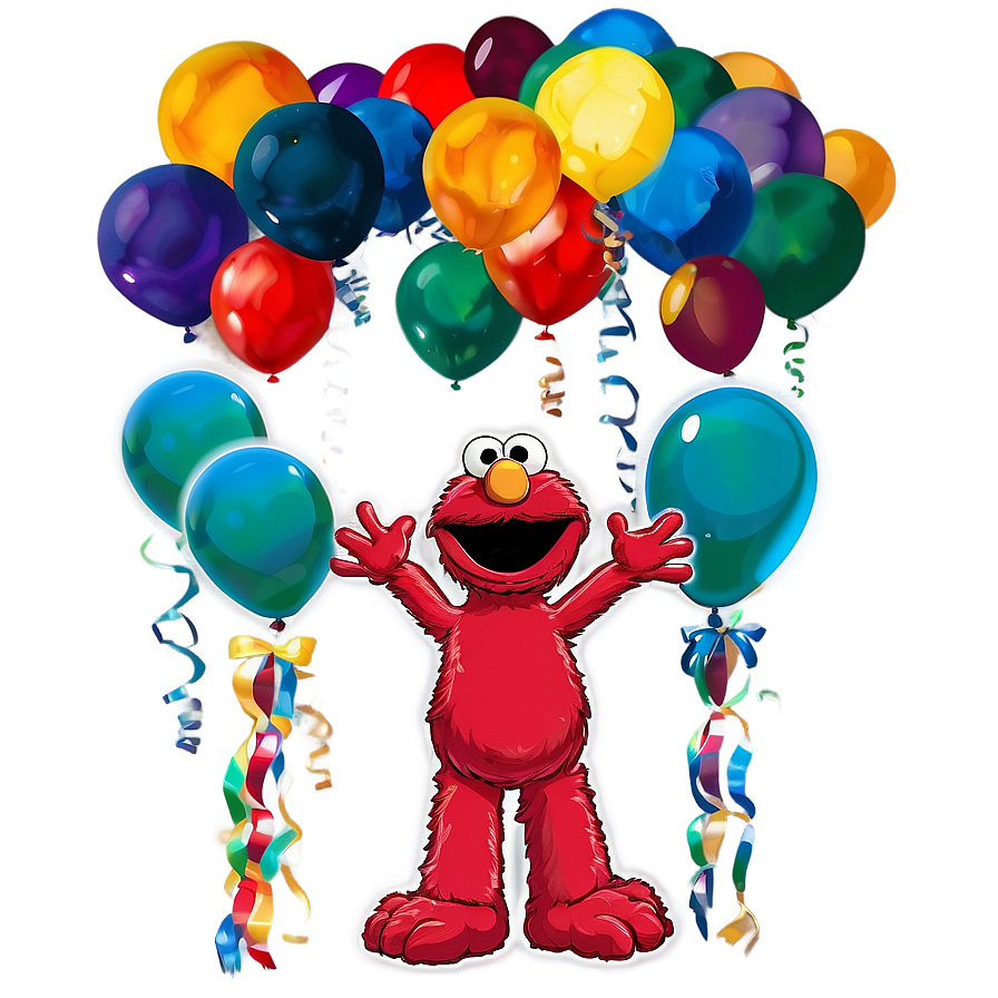 Elmo Birthday Scene Setter Png 06132024