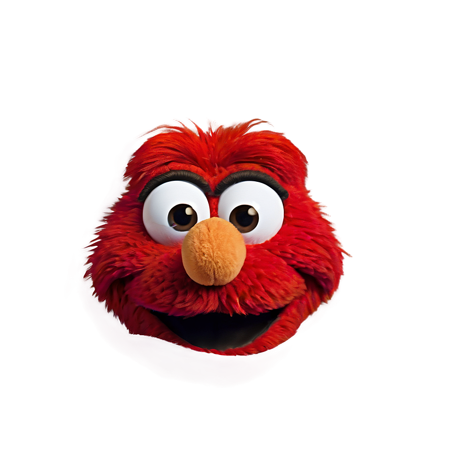 Elmo Face With Big Eyes Png 24