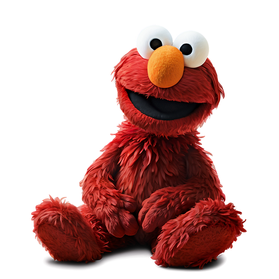 Elmo from Sesame Street PNG med PNG with transparent background