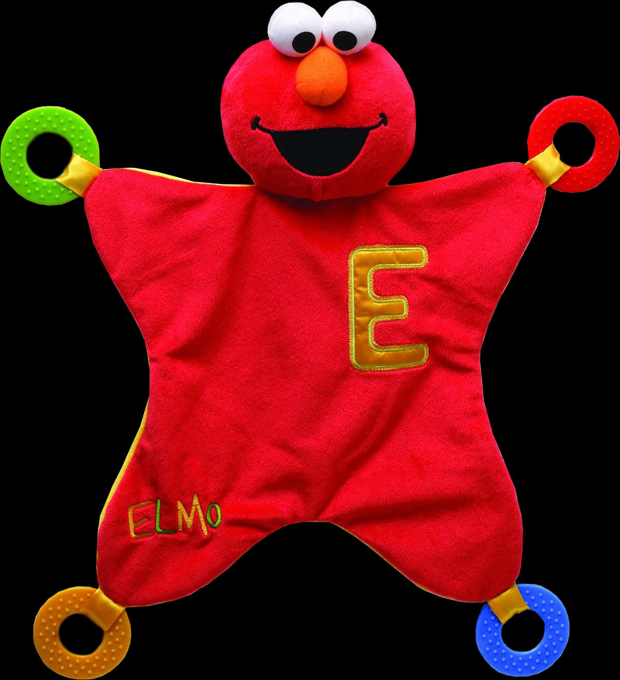 Elmo Plush Blanket Toy PNG with transparent background