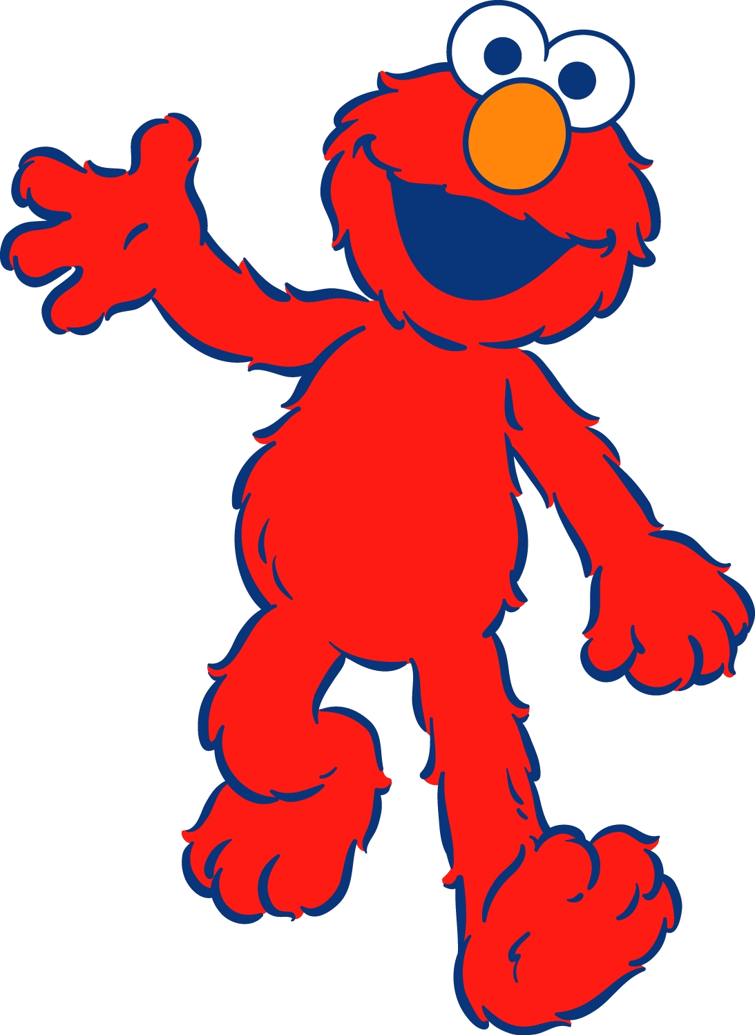 Elmo Waving Graphic