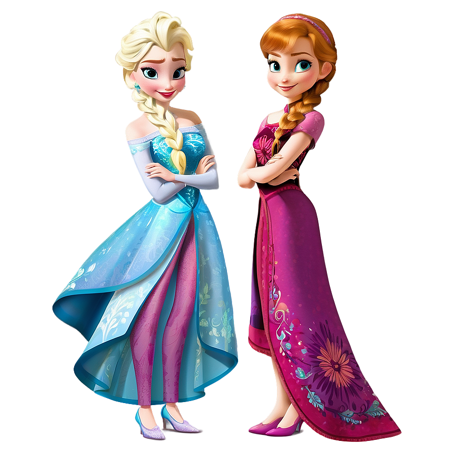 Elsa And Anna's Bond Of Sisters Png 06272024