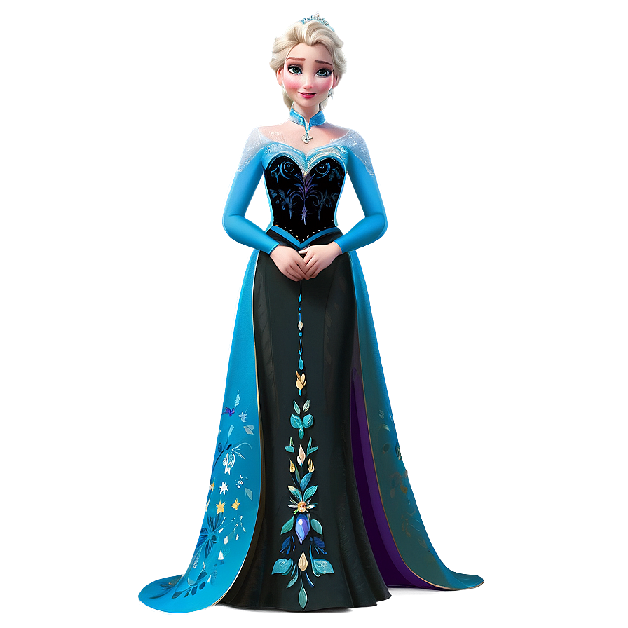 Elsa Coronation Dress Png Mmh37