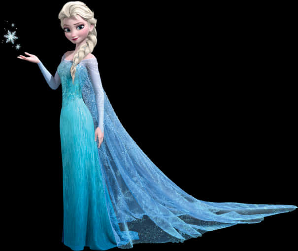 Elsa Creating Snowflake Frozen