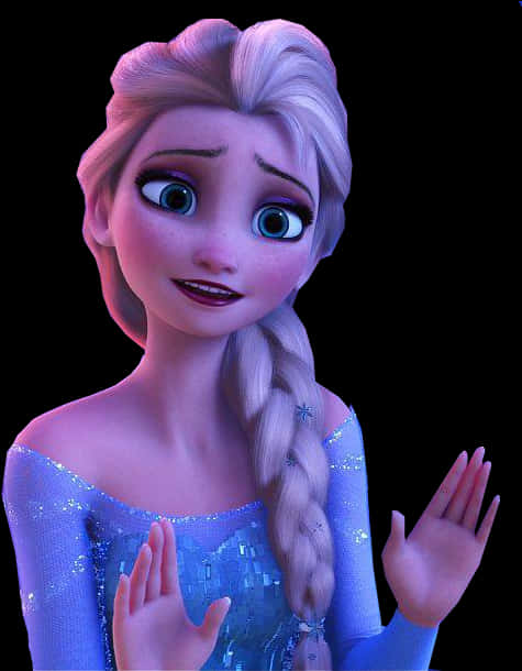 Frozen PNG with transparent background
