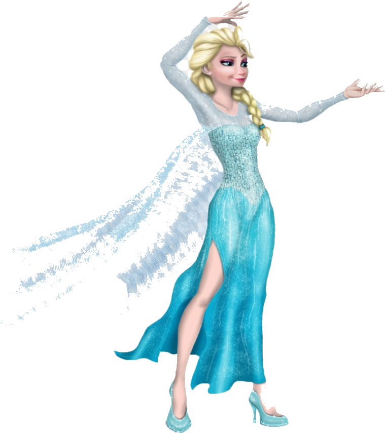 Elsa Frozen Character Pose