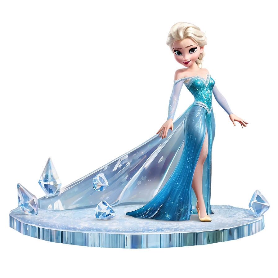 Elsa Ice Diamond Display Png Cix