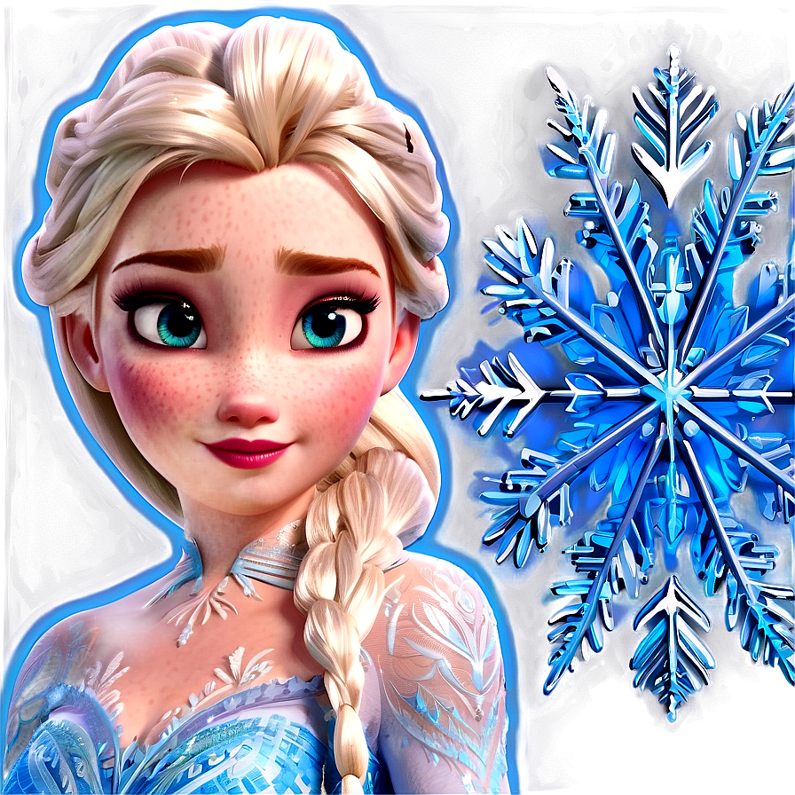 Elsa's Snowflake Magic Frozen Png Uef