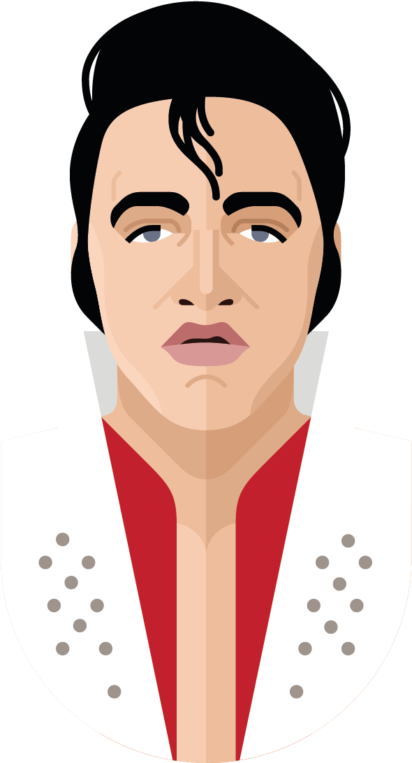 Elvis Presley Poster - Elvis Presley Face Clip Art, HD Png Download PNG with transparent background