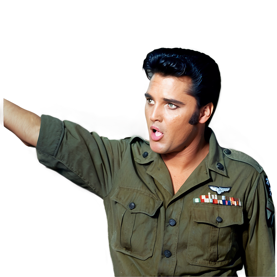 Elvis Presley In The Army Png Xrt57