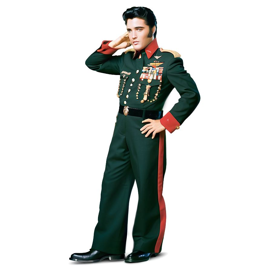 Elvis Presley In Uniform Png Udi67