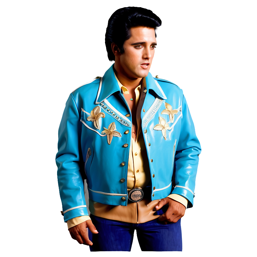 Elvis Presley Leather Jacket Png 06112024