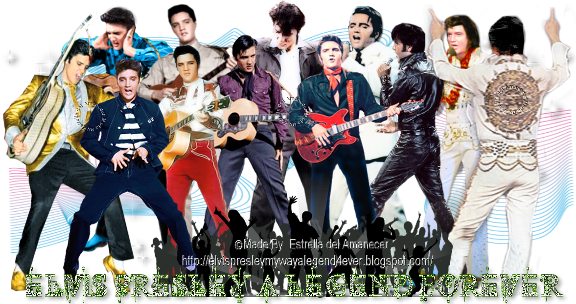 Elvis Presley Legend Forever Collage