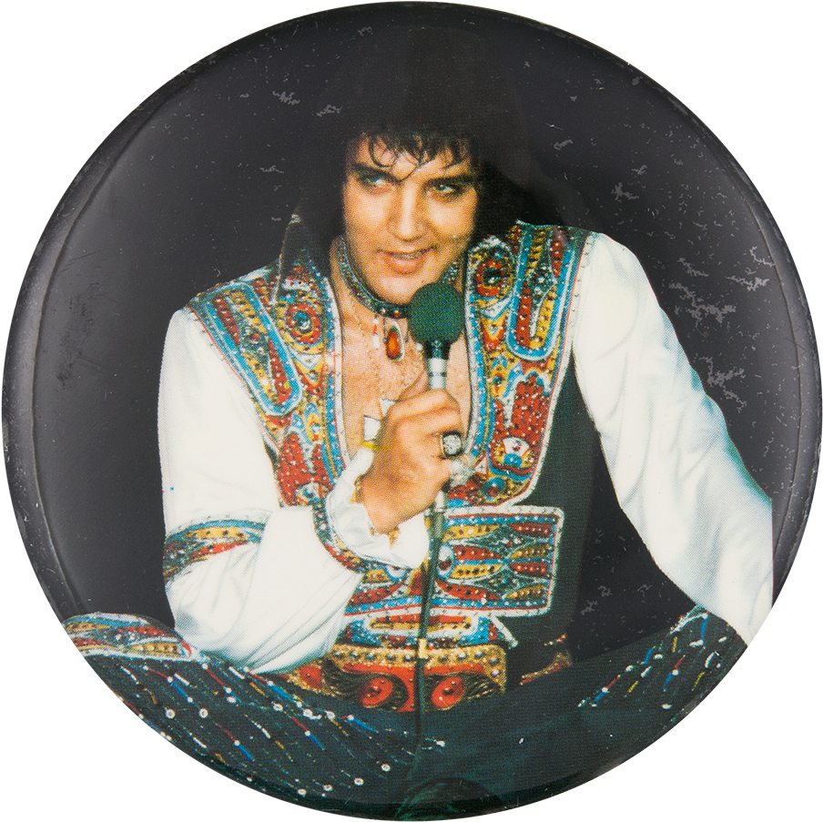 Elvis Jumpsuit Music Button Museum - Elvis Gypsy Suit 1975, HD Png Download PNG with transparent background