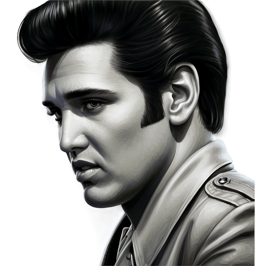 Elvis Presley Portrait Png Fhs19