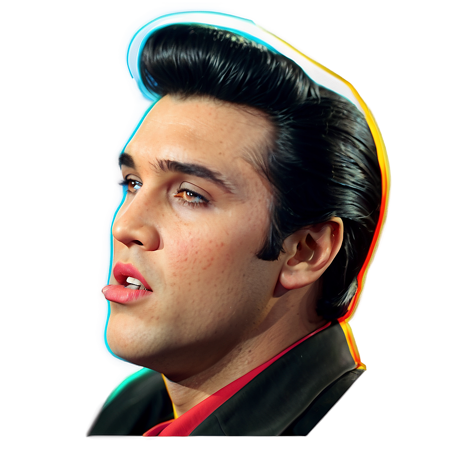 Elvis Presley Side Profile Png Gsu24