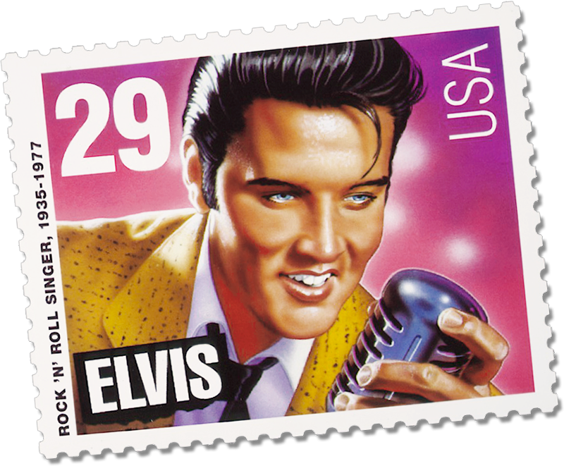 Transparent Elvis Png - Elvis Presley Stamp, Png Download PNG with transparent background