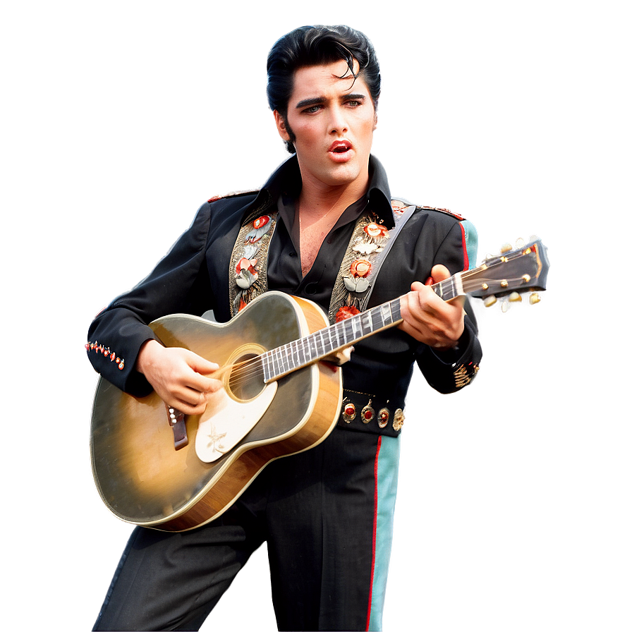 Elvis Rock And Roll Era Png Ldc52