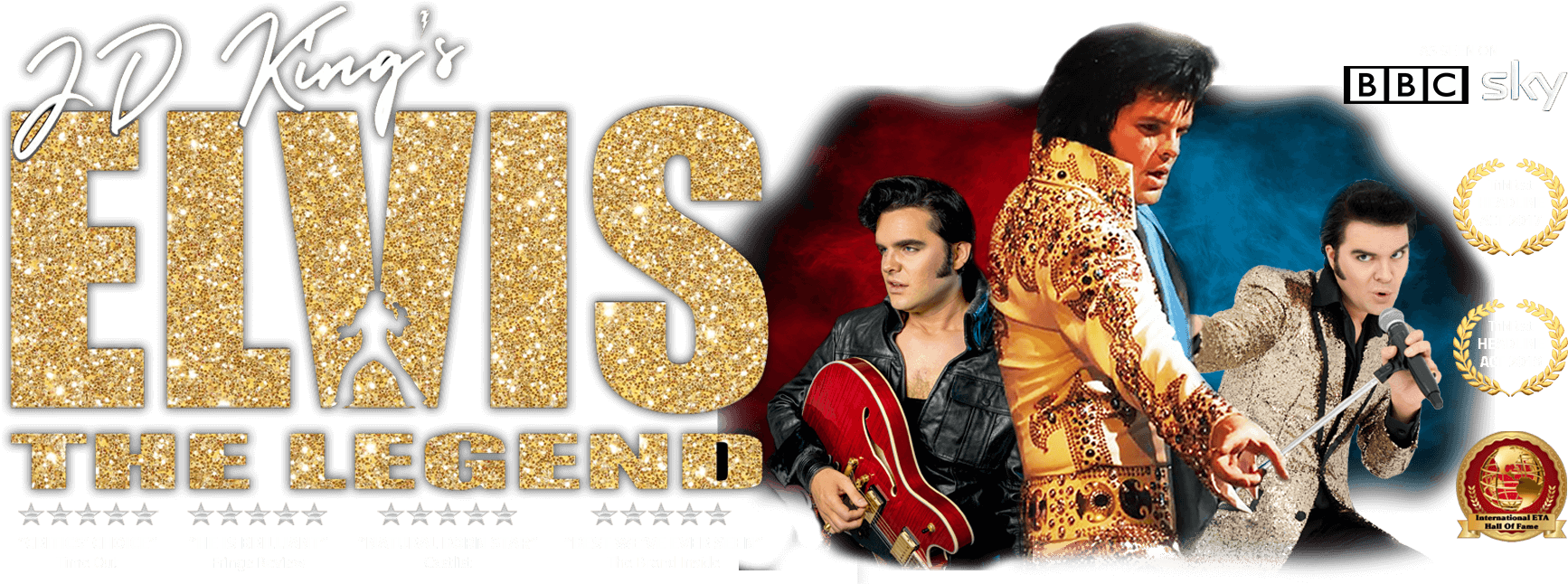 Elvis The Legend Show Promotional Banner