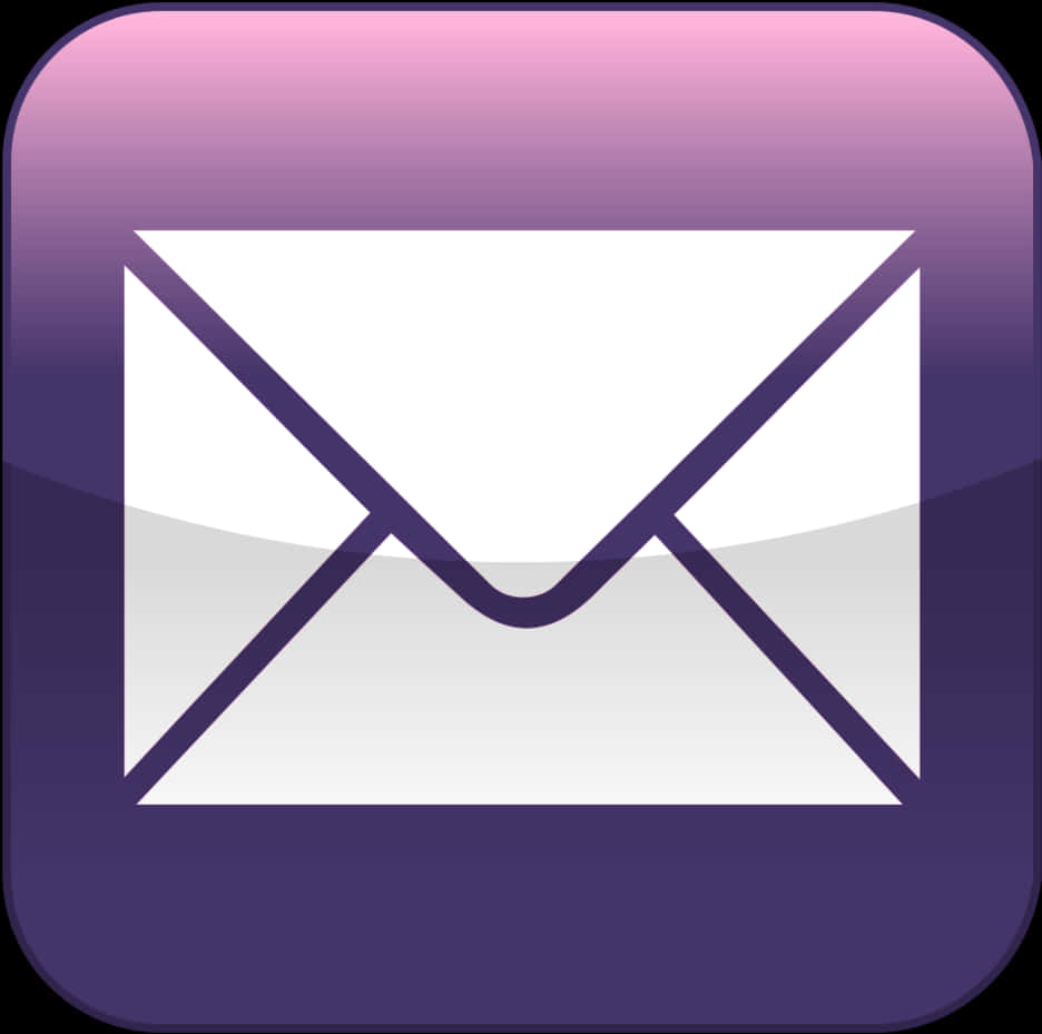 Email App Icon Purple PNG image with a transparent background, free high-resolution download