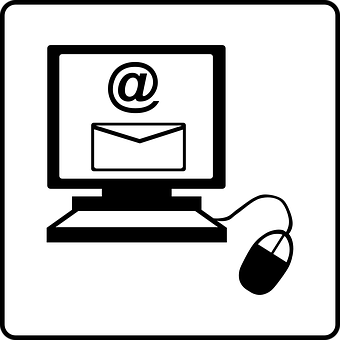 Email Communication Icon PNG with transparent background