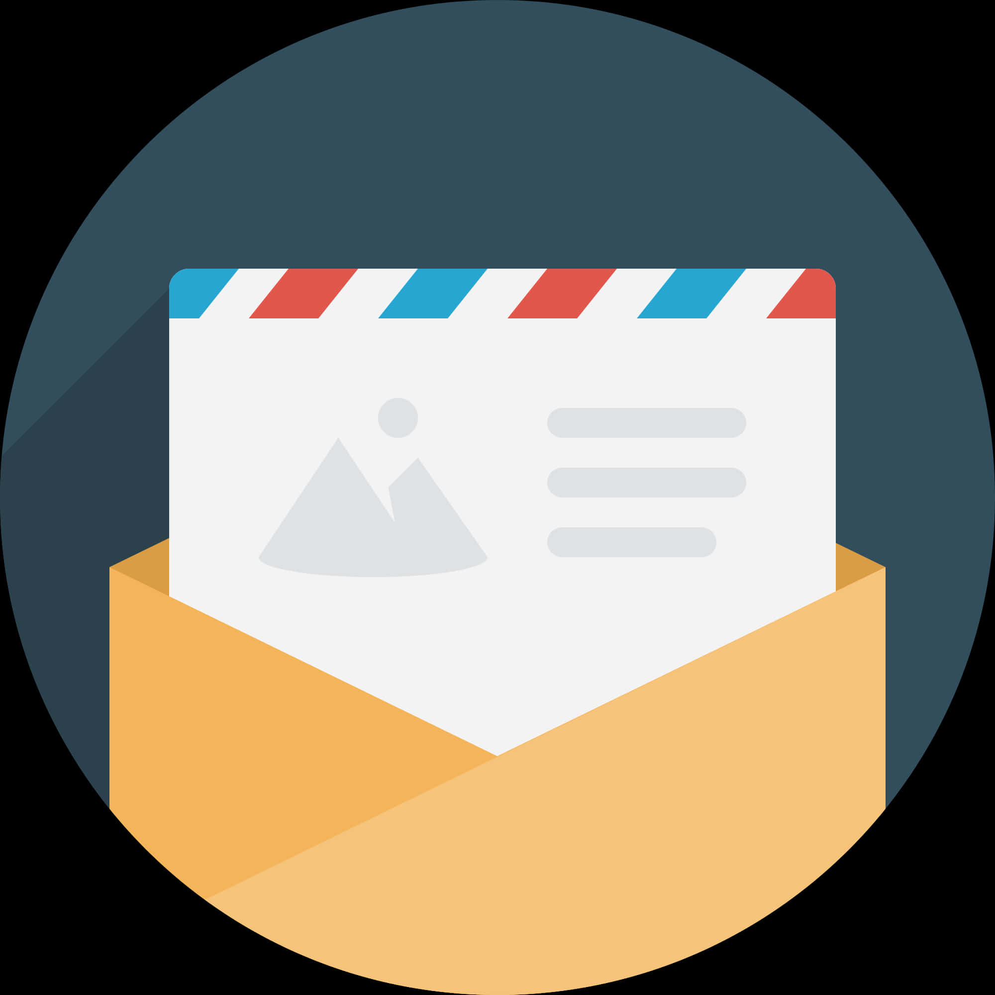Email Envelope Icon PNG with transparent background