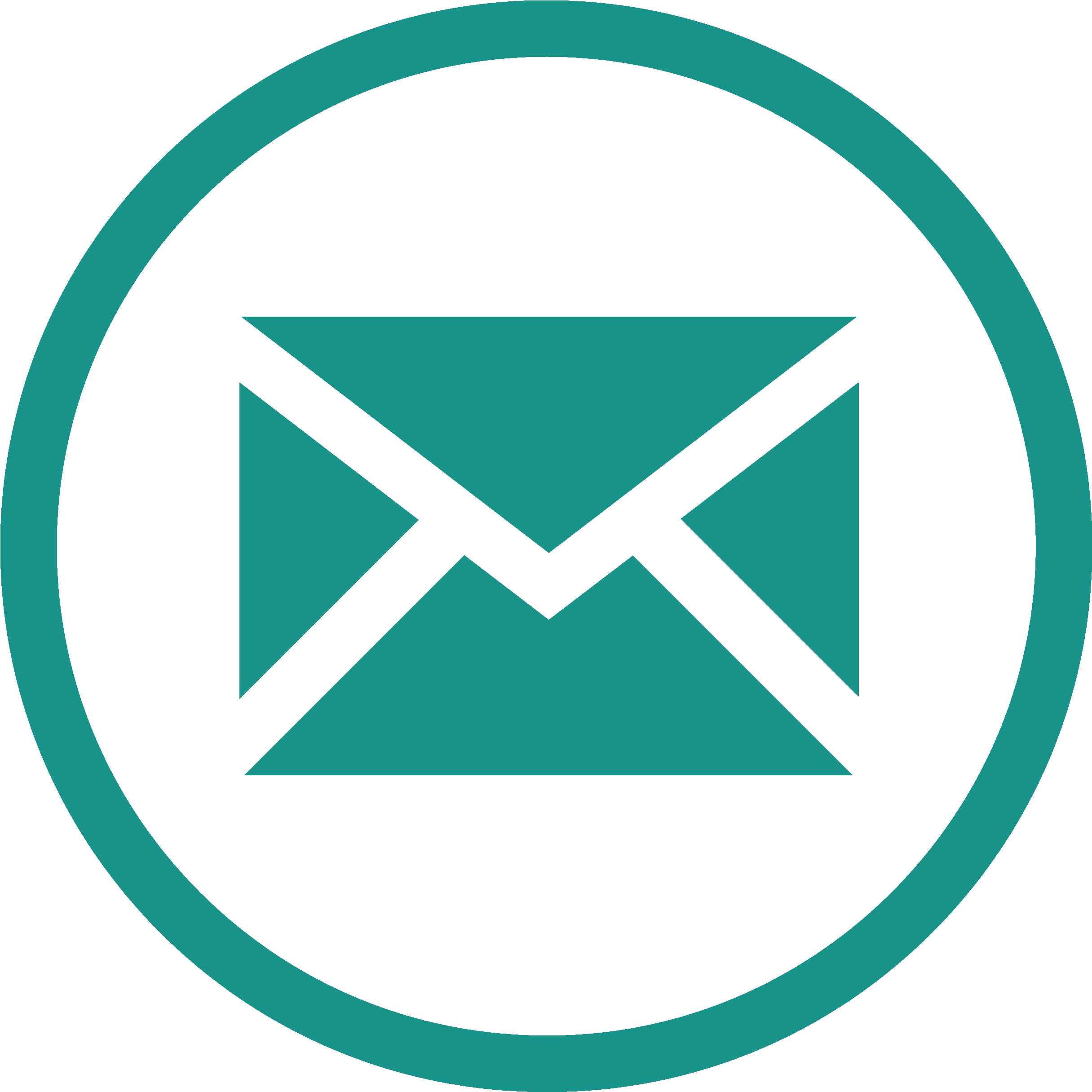 Email Icon Blue Background PNG image with a transparent background, free high-resolution download