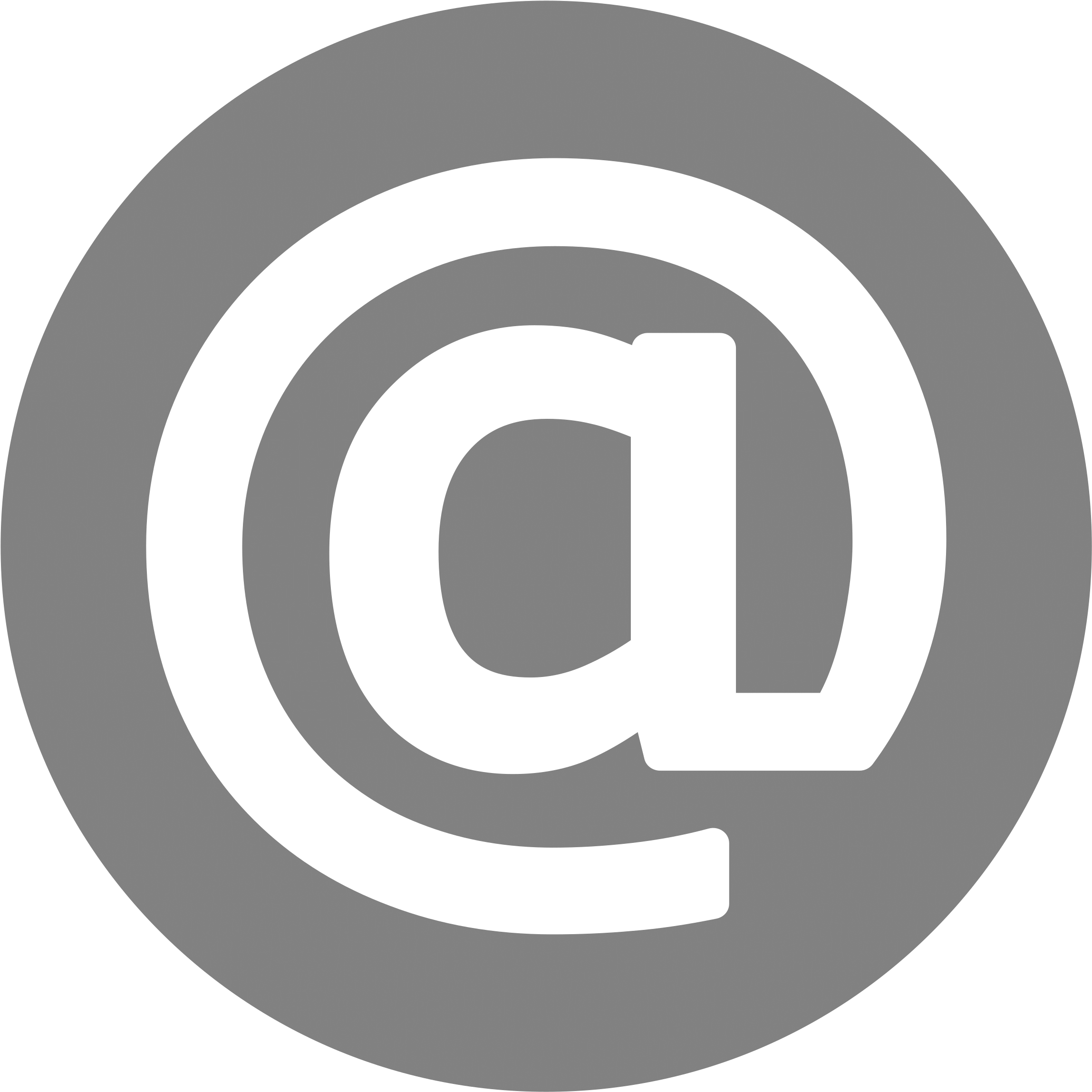 Email Icon Whiteon Dark Background