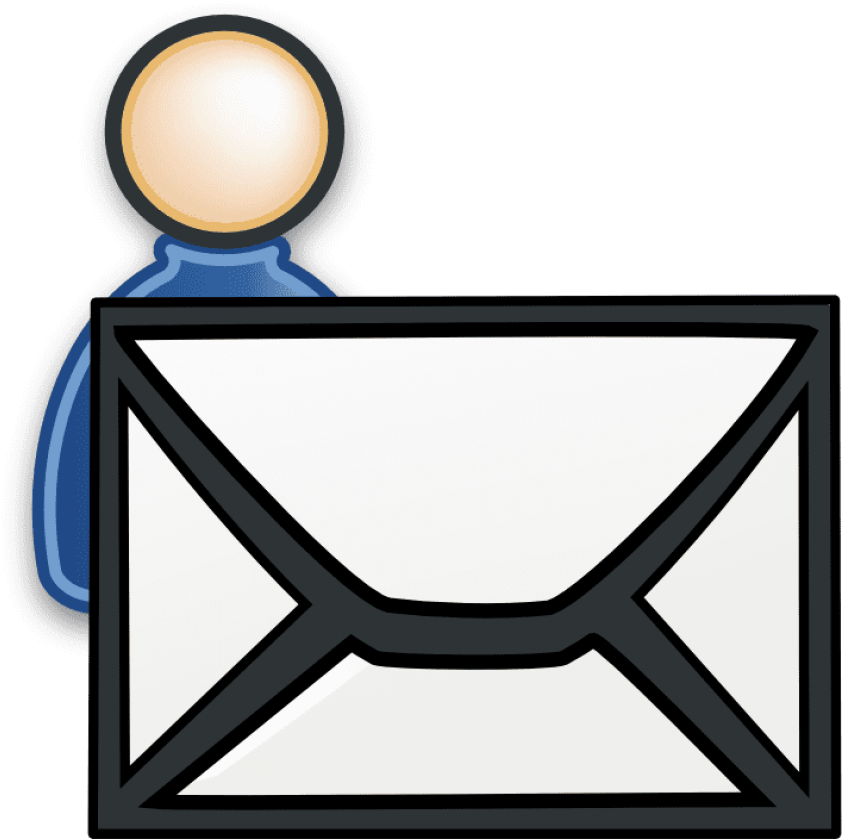 Email Iconwith Person Figure